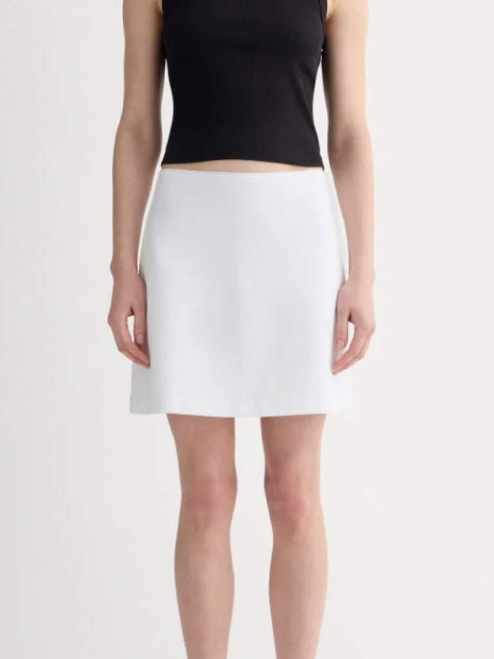 Everlane The Dream Mini Skirt - White - Size XL